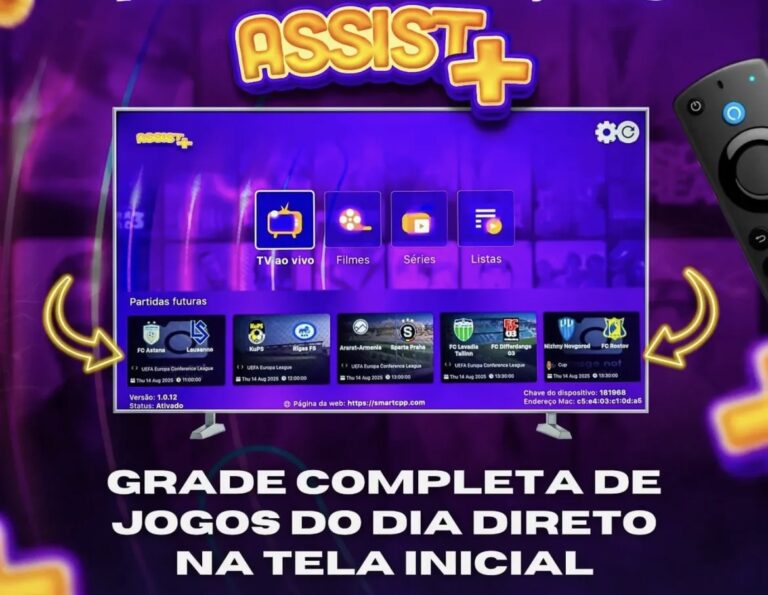 Teste Grátis Assist+ IPTV – Canais, Filmes e Séries em Full HD