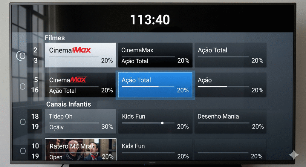 Guia de Canais: Descubra os Melhores Canais Infantis e de Filmes no IPTV
