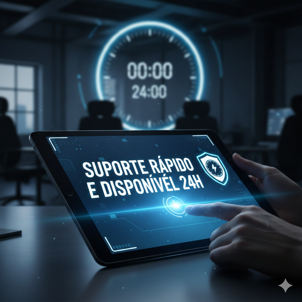 Suporte Rápido e Disponível 24h