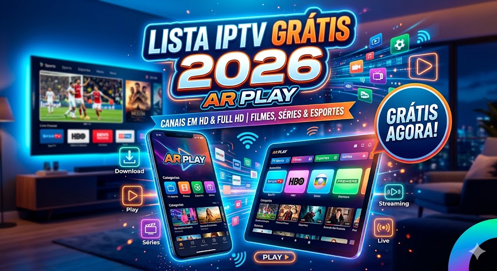 Lista IPTV Grátis 2026